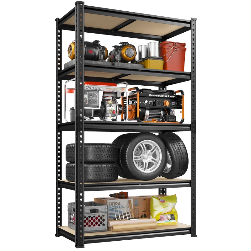 Reibii 2000 lbs Metal Storage Shelves 
