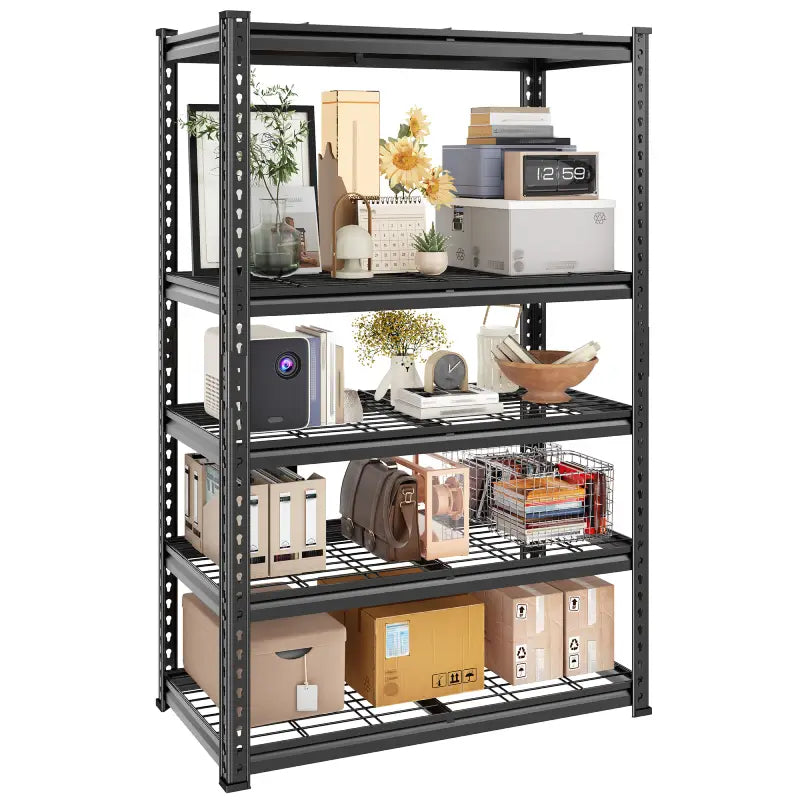 Reibii 40"W Adjustable Garage Shelves for Garage, Workshop