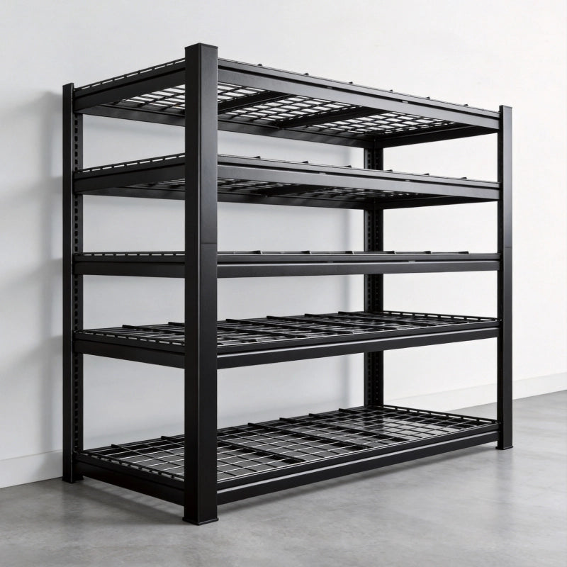 REIBII 60" W Heavy Duty Metal Shelving Unit