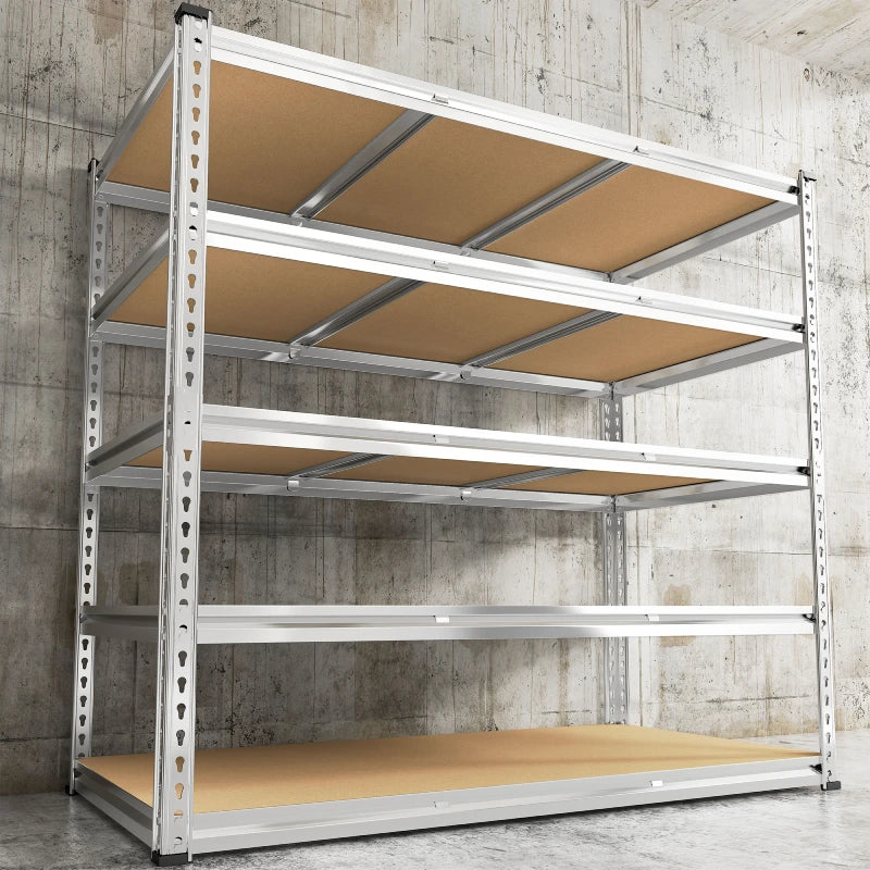 48”W  2550lbs Heavy Duty Garage Storage Galvanized Shelves