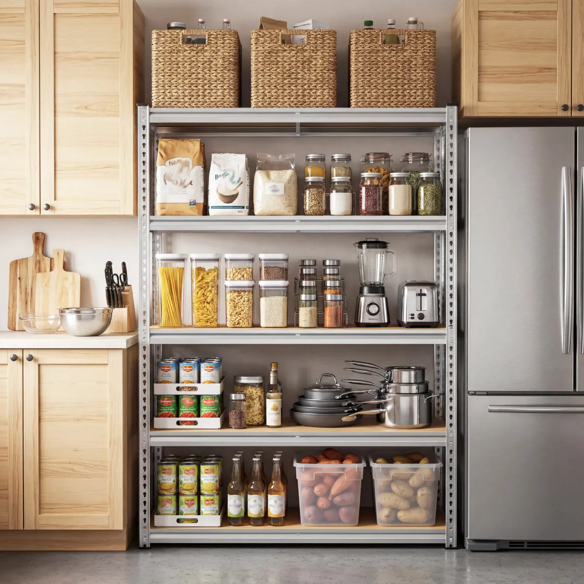 Galvanized Shelves